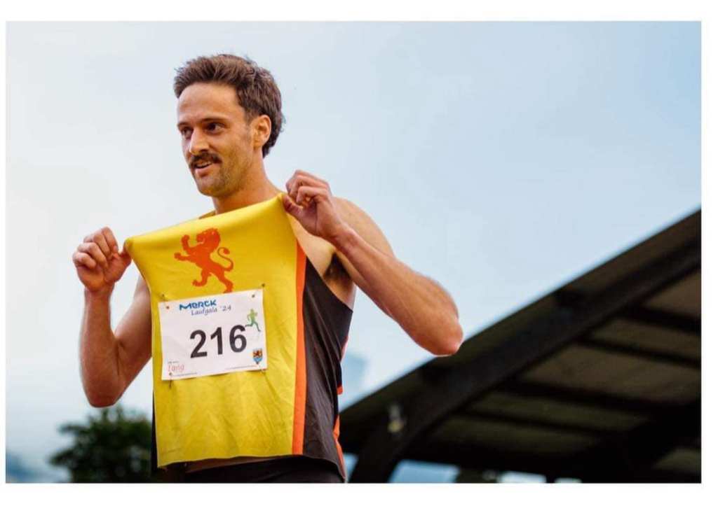 James Preston after breaking NZ 800m record